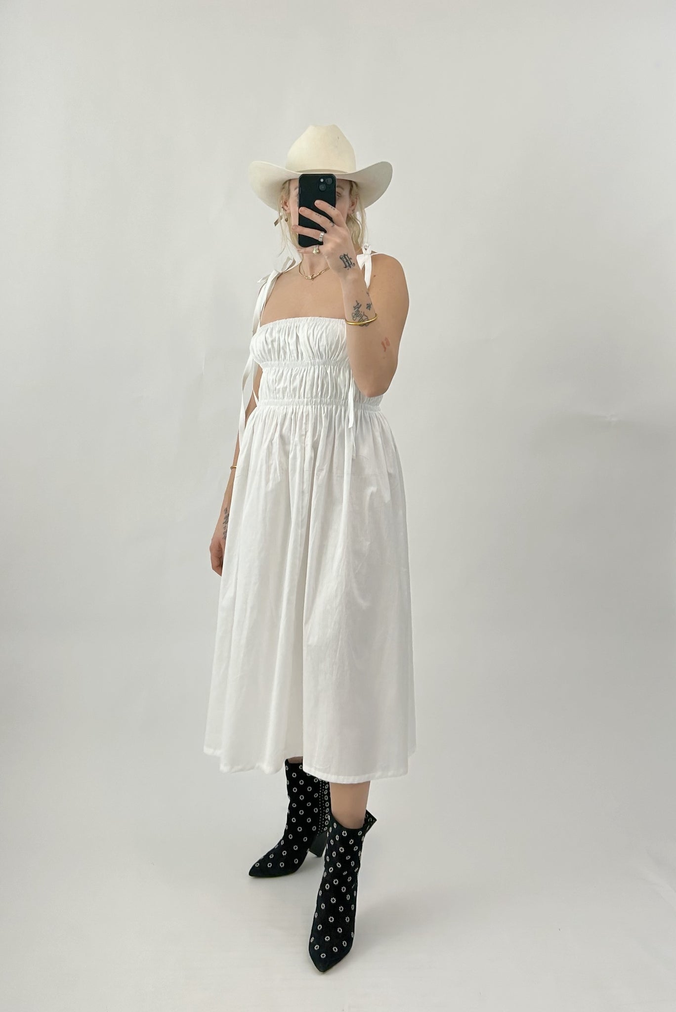 gathered bustier midi dress Gathered Bustier Midi Dress Maya Meyer