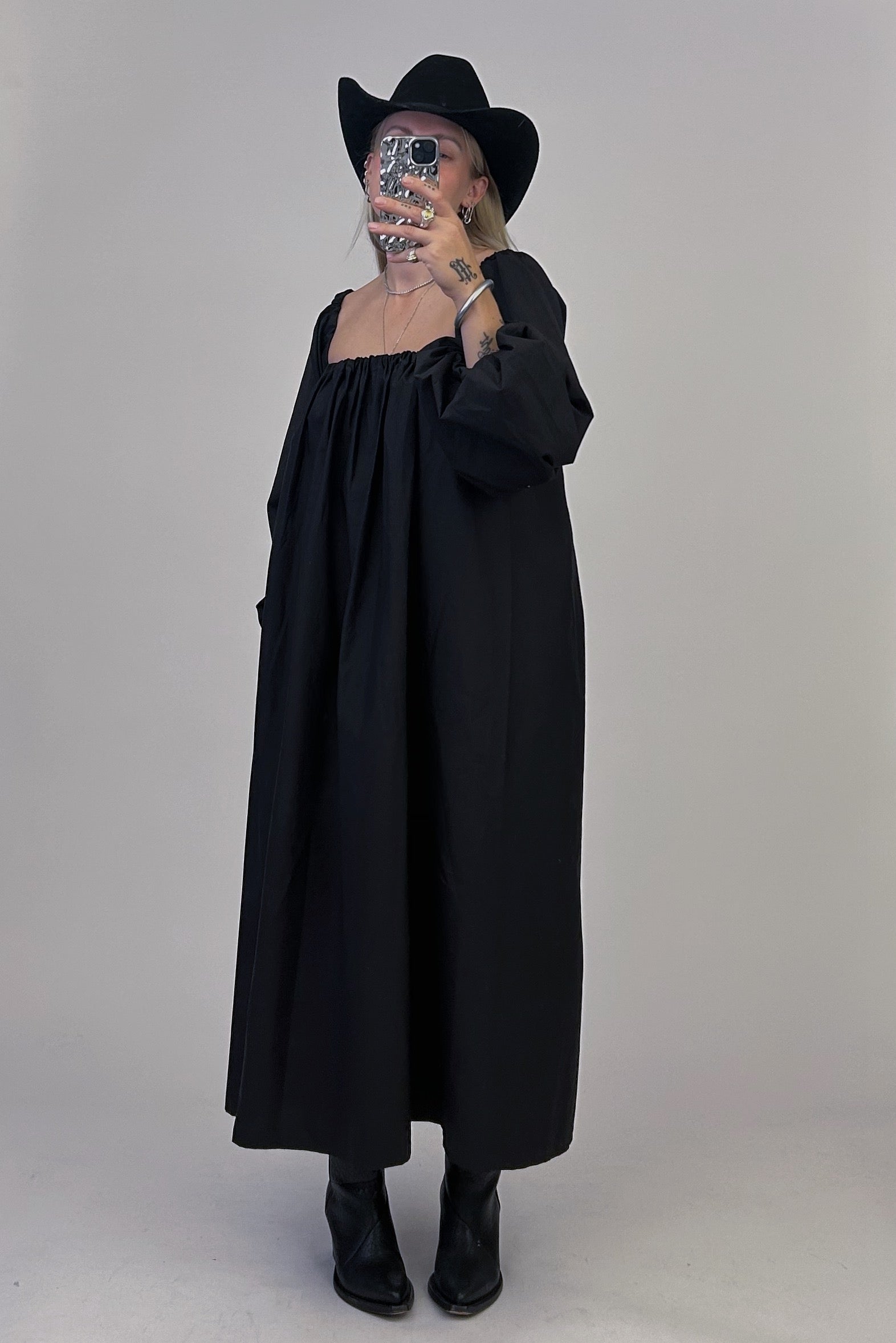 Long Puff Sleeve Maxi Dress – Maya Meyer